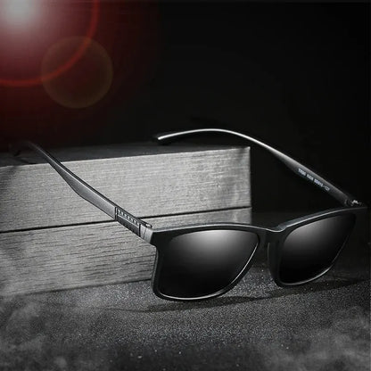 Luxury Men Polarized Sunglasses Fashion Vintage Square