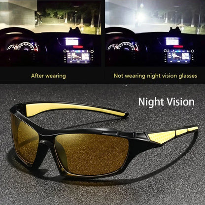 Fashion Vintage Square Frame Unisex Night Vision