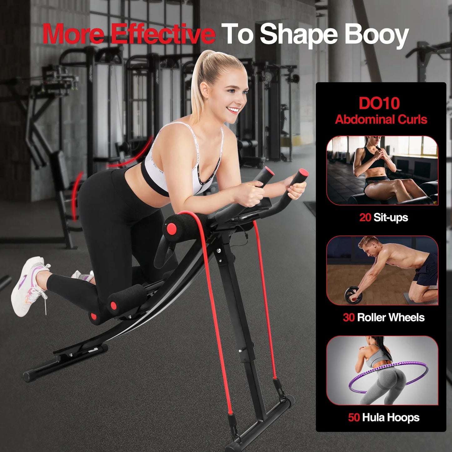 Abdominal Trainer Fitness Equipment Max 440lbs