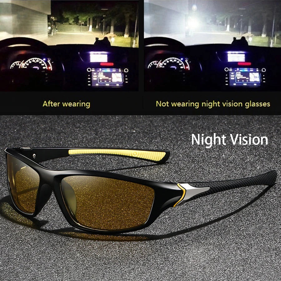 Fashion Vintage Square Frame Unisex Night Vision