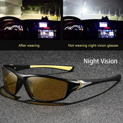 Fashion Vintage Square Frame Unisex Night Vision