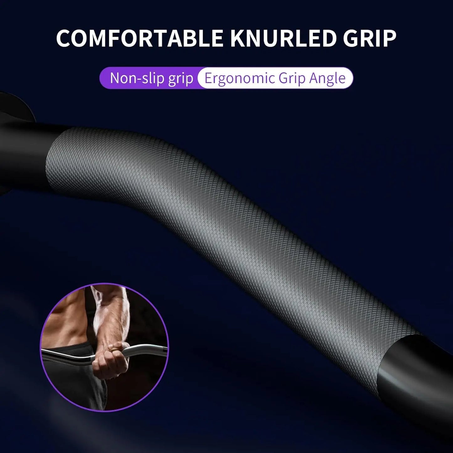 47" EZ Curl Bar for Lifts & Squats