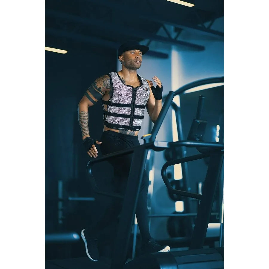 Super Slim Air Flow Weighted Vest 12LBS Workout Vest for Men and Women.