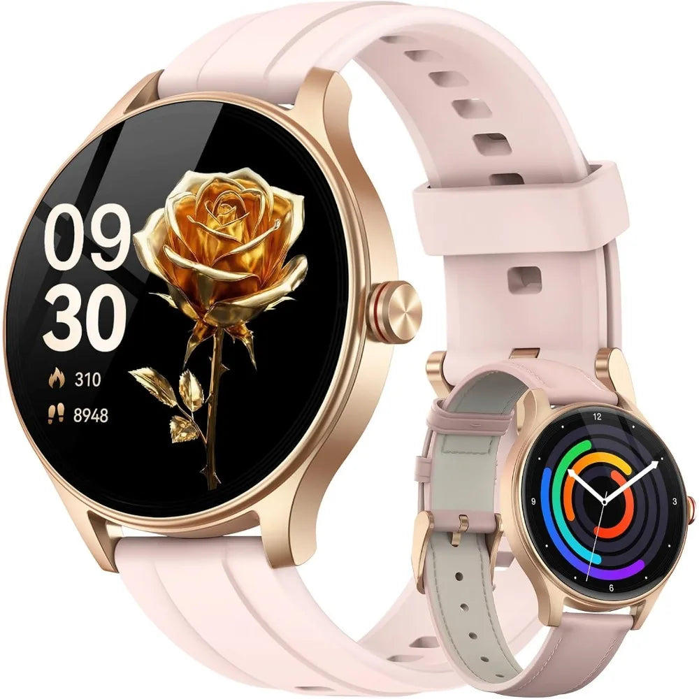Women’s HD Bluetooth Waterproof Fitness Smartwatch
