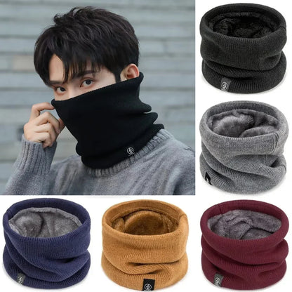 Fashion Soft Knitted Neck Warmer Sports Scarf Women Men
