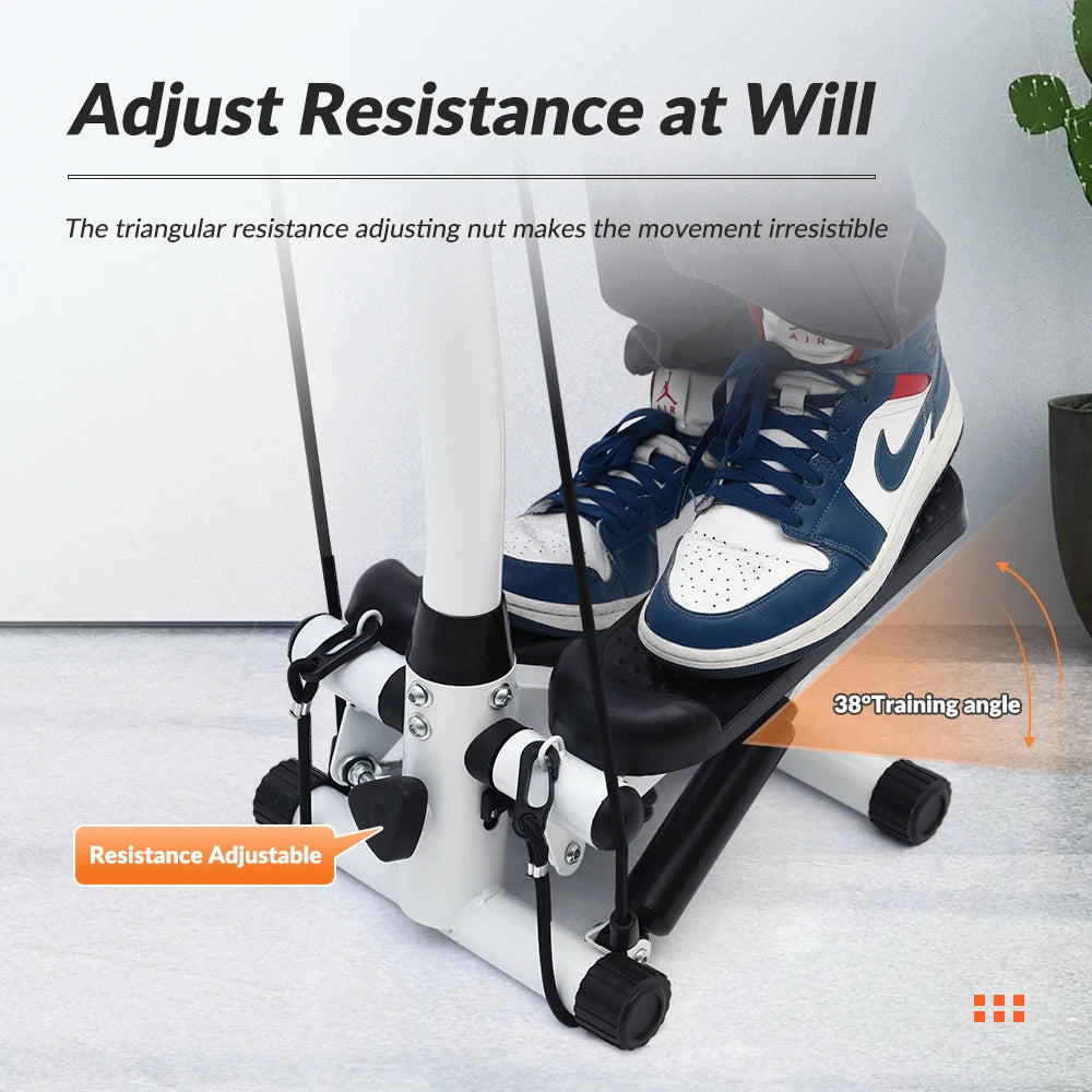 Home Stepper Machine with Handlebar and Bands