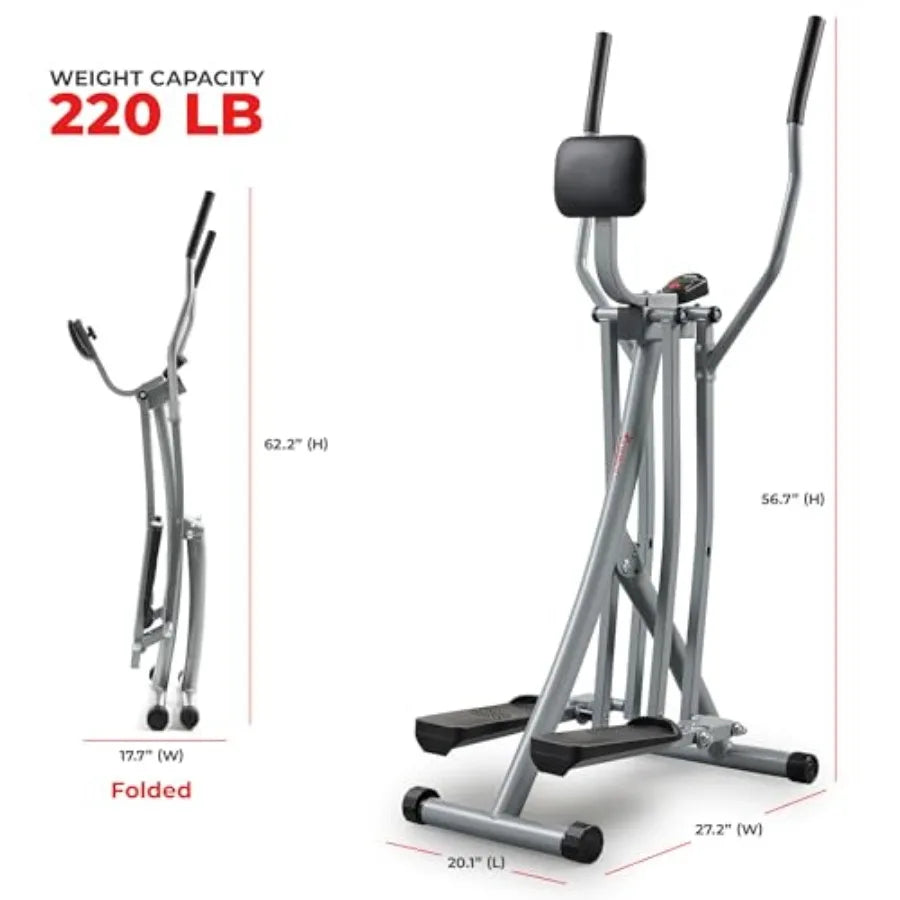 Foldable Air Walk Elliptical Full‑Body Cardio Trainer
