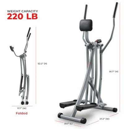 Foldable Air Walk Elliptical Full‑Body Cardio Trainer