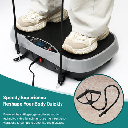Portable Vibration Plate Fat‑Burning Full‑Body Trainer