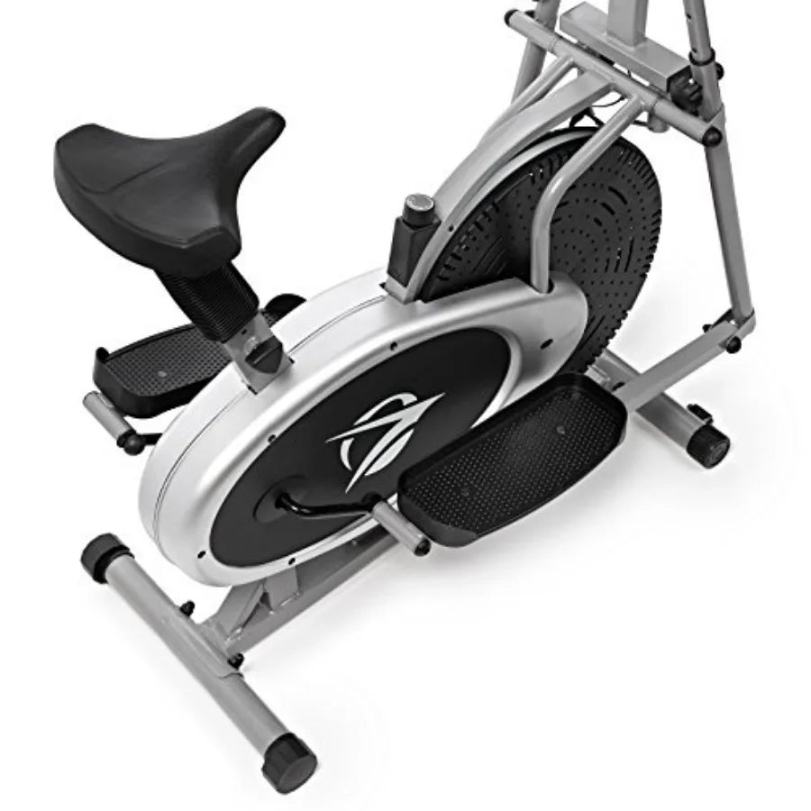 Compact 2‑in‑1 Elliptical Bike Cross Trainer