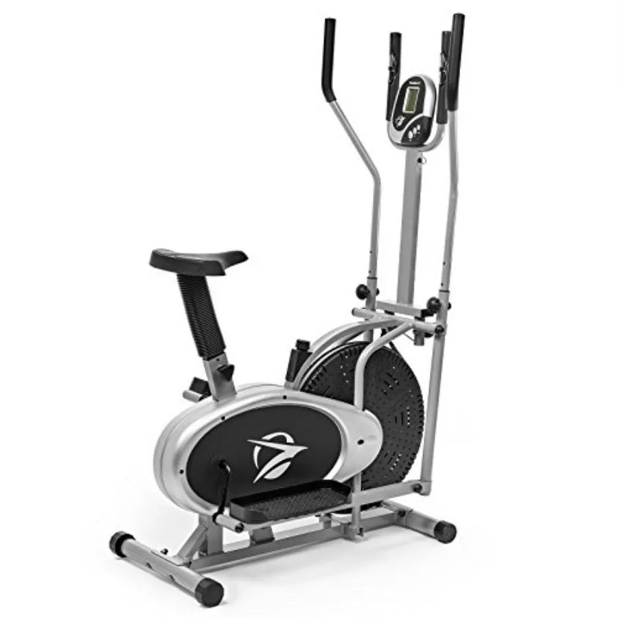 Compact 2‑in‑1 Elliptical Bike Cross Trainer