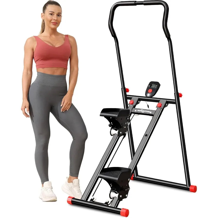 Foldable Stair Stepper Vertical Climber Full‑Body Workout