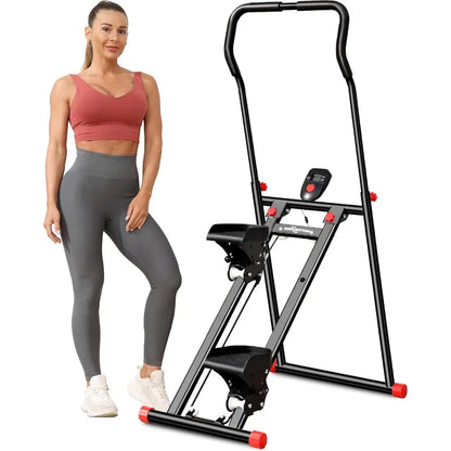 Foldable Stair Stepper Vertical Climber Full‑Body Workout