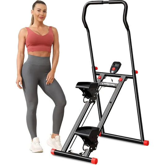 Foldable Stair Stepper Vertical Climber Full‑Body Workout