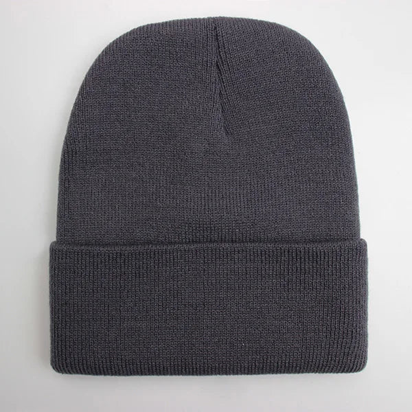 Solid Unisex Beanie Autumn Winter Wool Blends