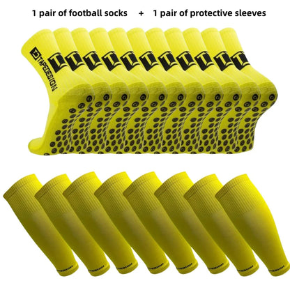 Football Socks for Men and Women Anti-Slip Grip Comfortable