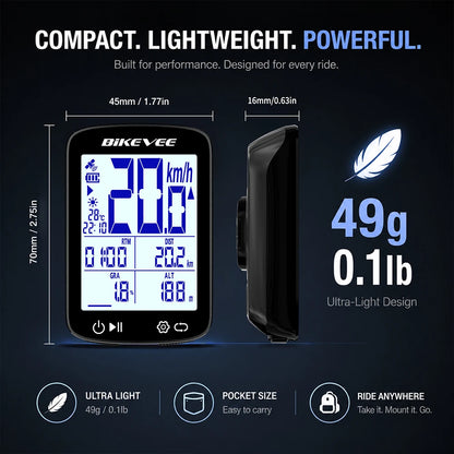 Newest Bluetooth GPS Bike Computer Smart Speedometer