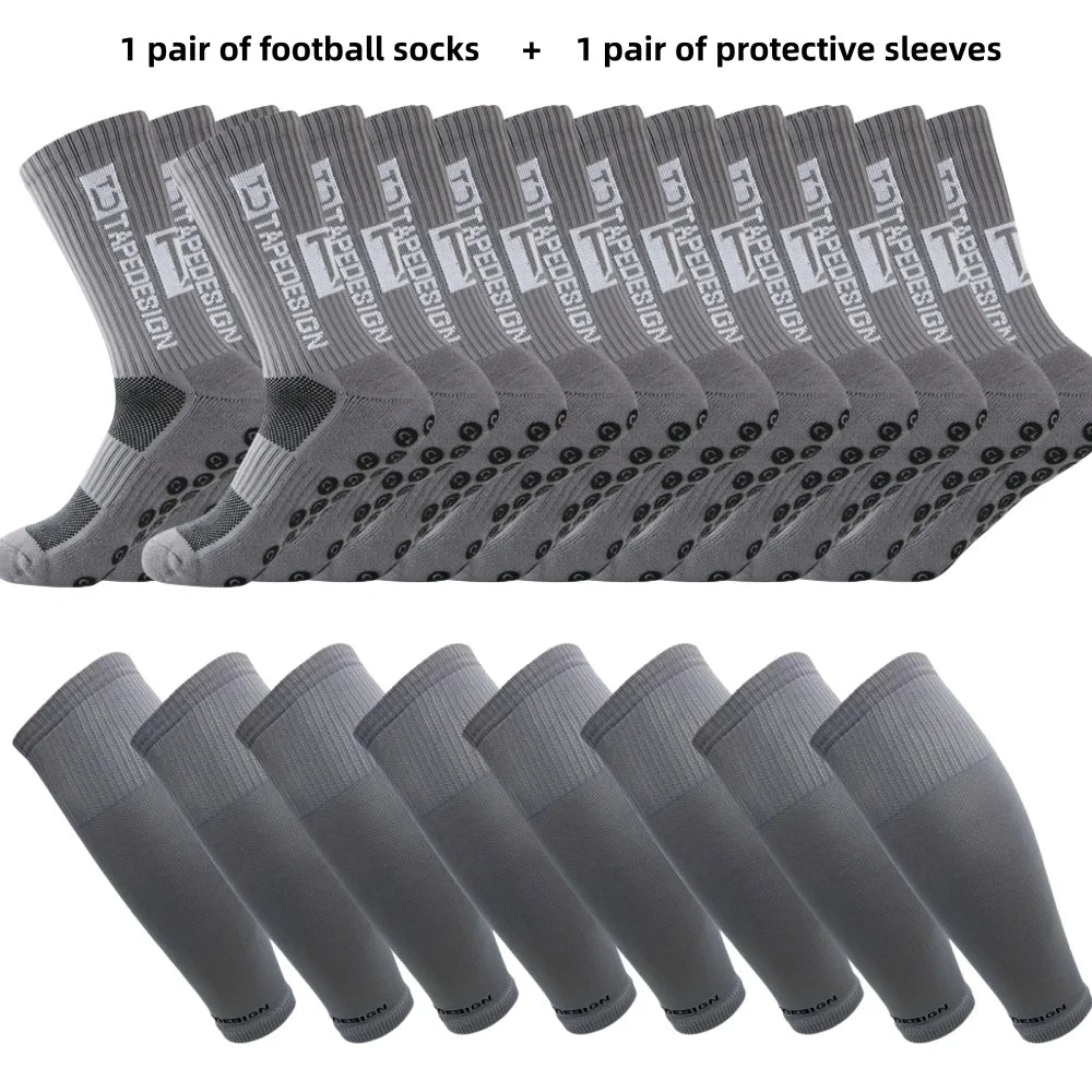 Football Socks for Men and Women Anti-Slip Grip Comfortable