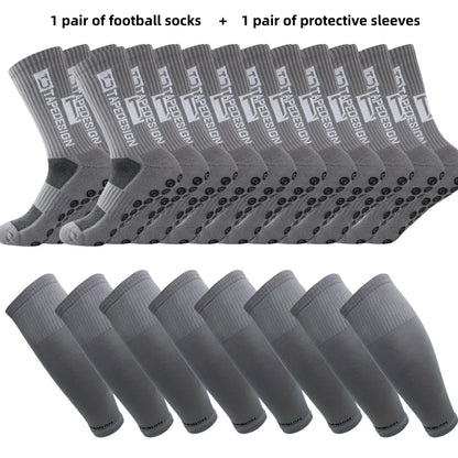 Football Socks for Men and Women Anti-Slip Grip Comfortable