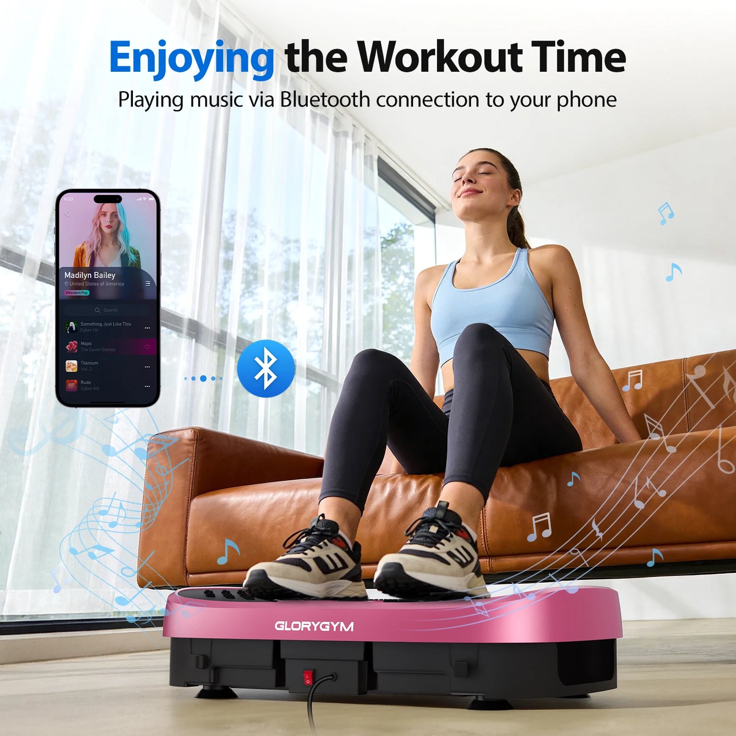 Magnetic Vibration Plate Portable Quiet Fat‑Burning Machine
