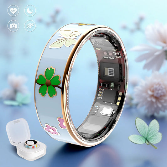 Blue Dragonfly Lotus Smart Ring Health Tracker
