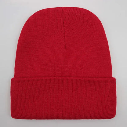 Solid Unisex Beanie Autumn Winter Wool Blends