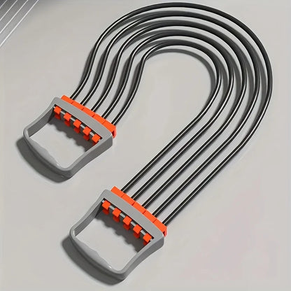 Chest Expander Adjustable Resistance Bands – 150 lbs