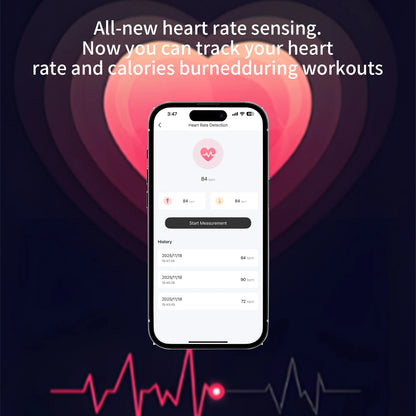 Bluetooth wireless earphones with heart rate monitoring