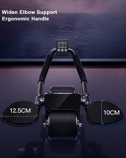 Automatic Rebound Ab Roller with Timer