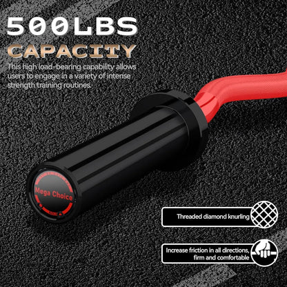Barbell Bar for Weightlifting Powerlifting - 4FT