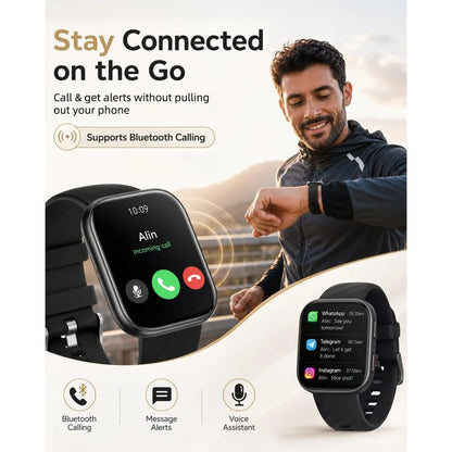 All‑in‑one fitness smartwatch with calls, monitoring.