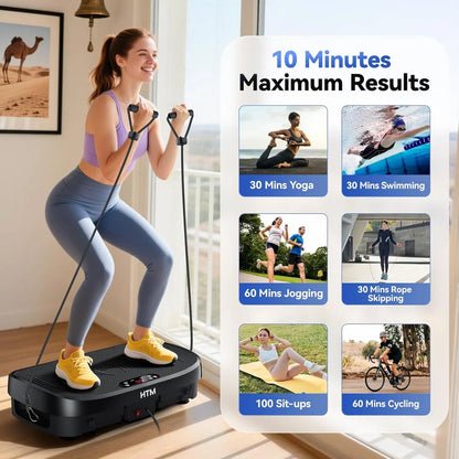 Vibration Plate Fitness Platform for Whole‑Body Workout