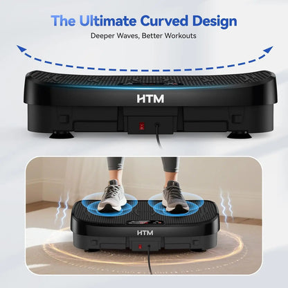 Vibration Plate Fitness Platform for Whole‑Body Workout