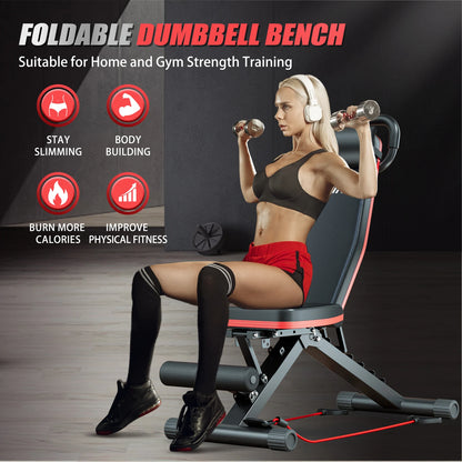 14-in-1 Foldable Dumbbell Weight Bench Weight