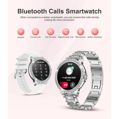 Women’s 1.3" Diamond HD Luxury Fitness Smartwatch