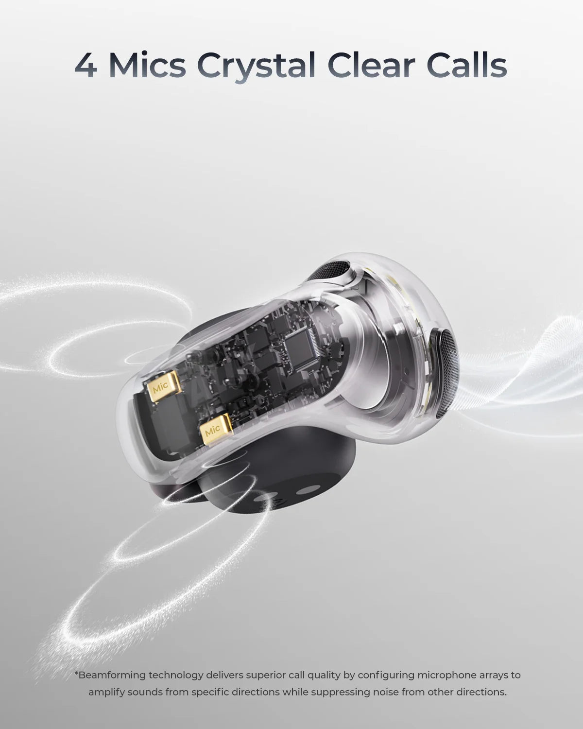 Clip-On Earbuds 5.3 Bluetooth Wireless Open-Ear