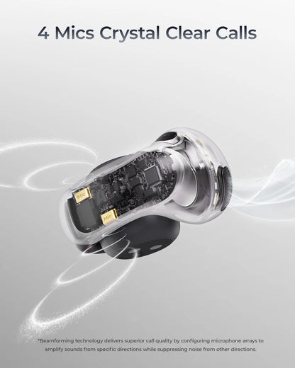 Clip-On Earbuds 5.3 Bluetooth Wireless Open-Ear