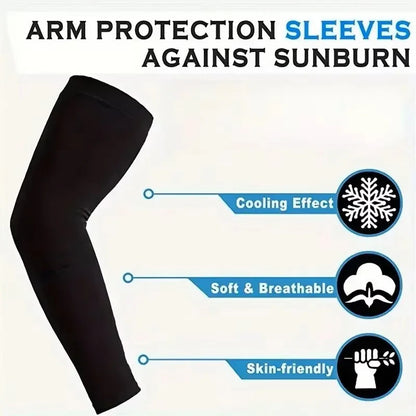 1/3 Pair of Breathable Sun Protection Sleeves