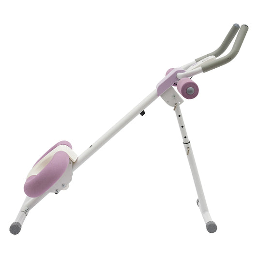 Foldable Ab Trainer Machine, Adjustable Levels LED Display