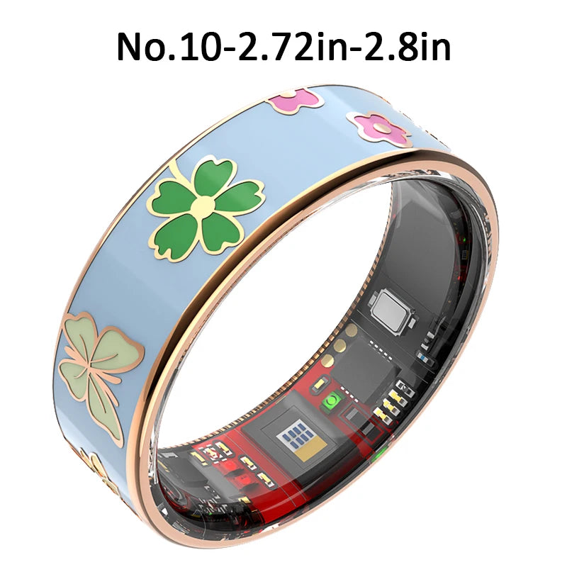 Blue Dragonfly Lotus Smart Ring Health Tracker