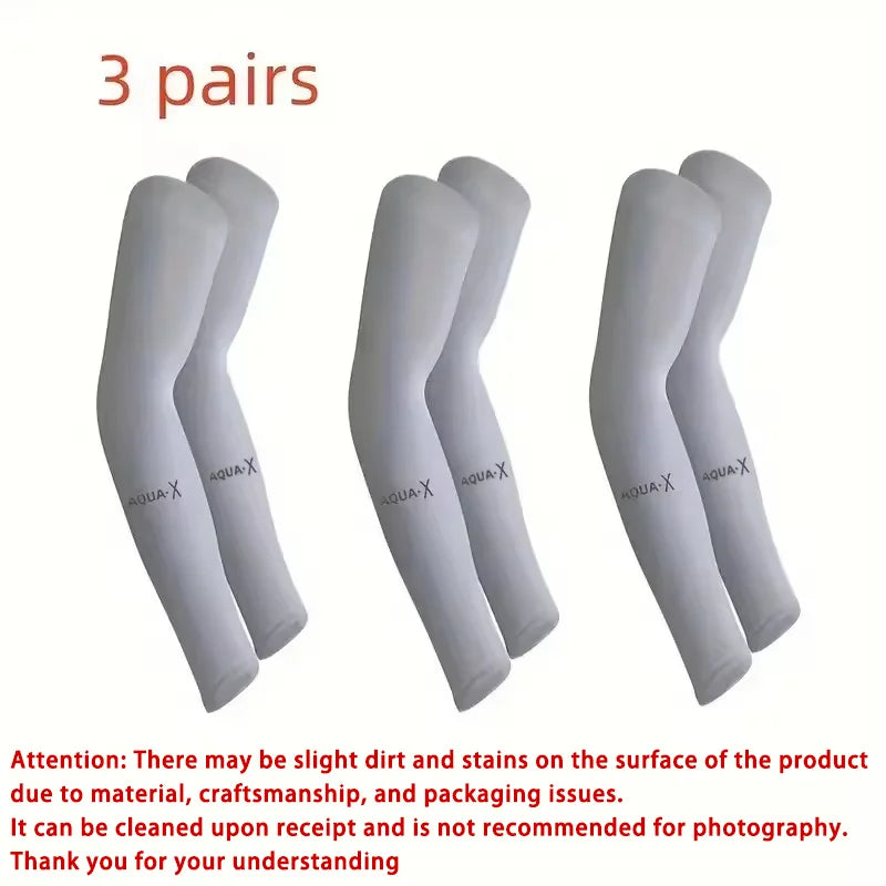 1/3 Pair of Breathable Sun Protection Sleeves