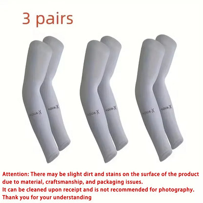 1/3 Pair of Breathable Sun Protection Sleeves