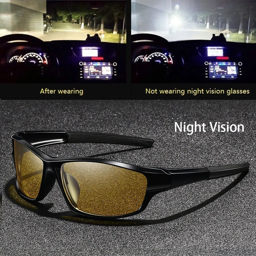 Fashion Vintage Square Frame Unisex Night Vision