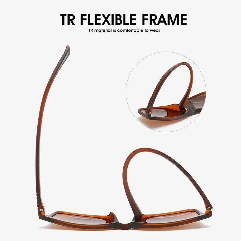 Luxury Men Polarized Sunglasses Fashion Vintage Square
