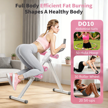 Foldable Ab Trainer Waist Toner Home Gym
