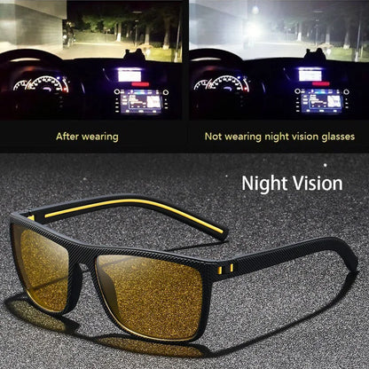 Fashion Vintage Square Frame Unisex Night Vision