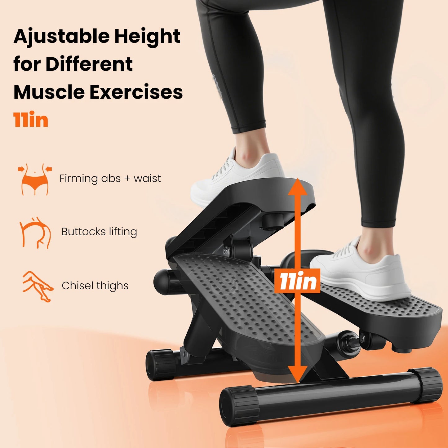Mini Stepper 300‑Lb Hydraulic Cardio Machine