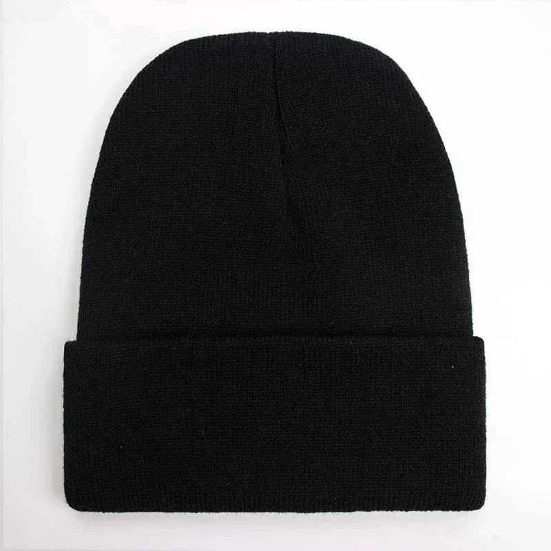 Solid Unisex Beanie Autumn Winter Wool Blends