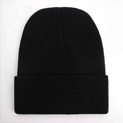 Solid Unisex Beanie Autumn Winter Wool Blends