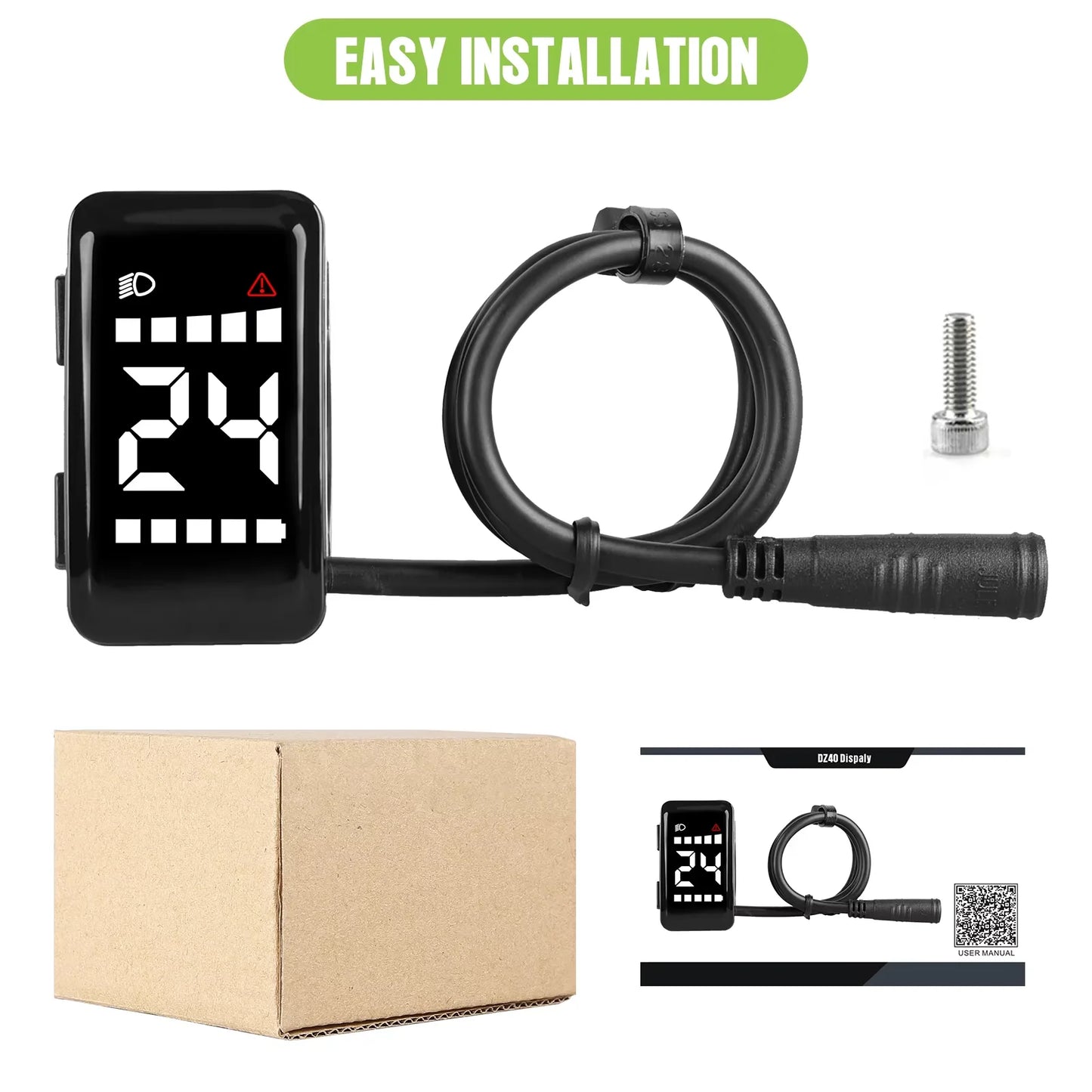 Intelligent Waterproof Mini E Bike LCD Display DZ40